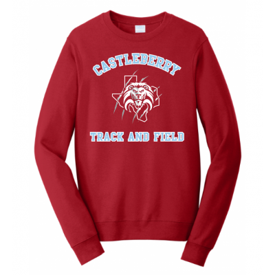 Unisex Red T&F  Sweatshirt