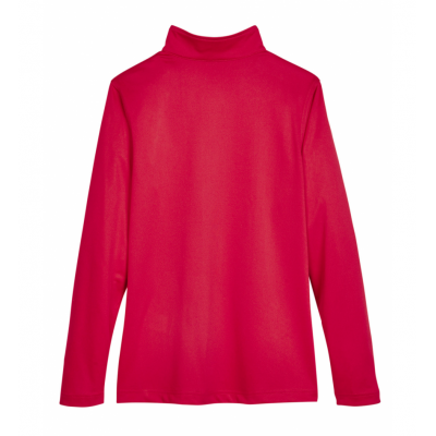 Women's Red Harriton Quarter Zip