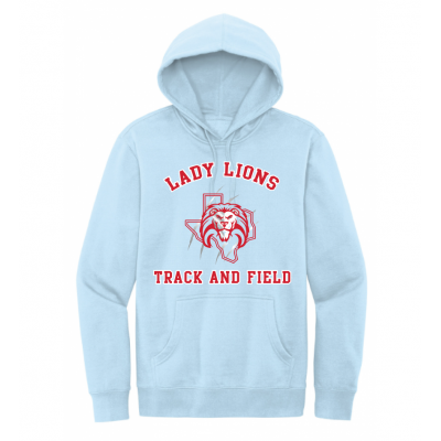 Unisex Light Blue Lady Lions T&F Hoodie
