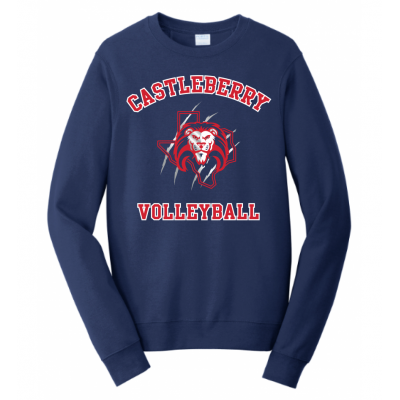 Unisex Navy Volleyball Sweatshirt
