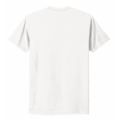 Unisex White Baseball Tee