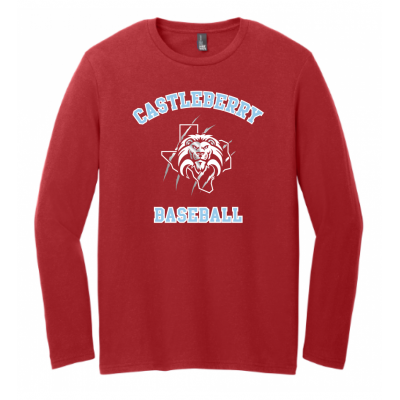 Unisex Red Baseball LS