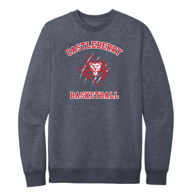 Unisex Navy Basketball Sweatshirt