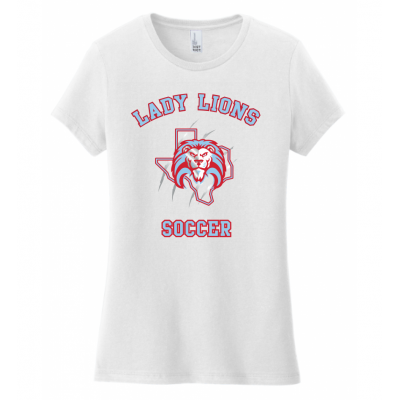 Men's White Lady Lions Soccer Tee