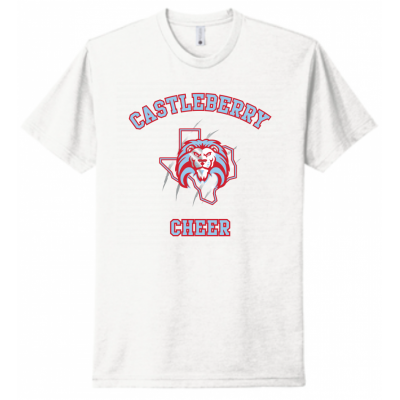 Unisex White Cheer Tee