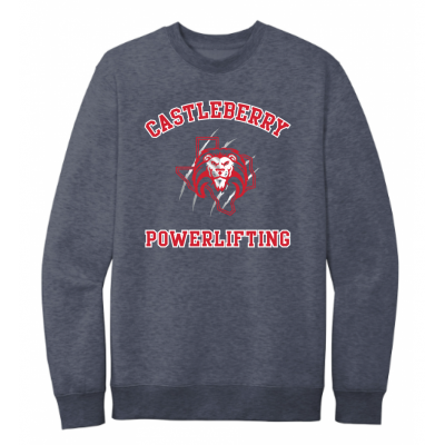 Unisex Navy Powerlifting Sweatshirt