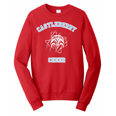 Unisex Red Cheer Sweatshirt
