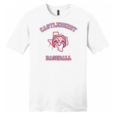 Men's Baseball White Tee