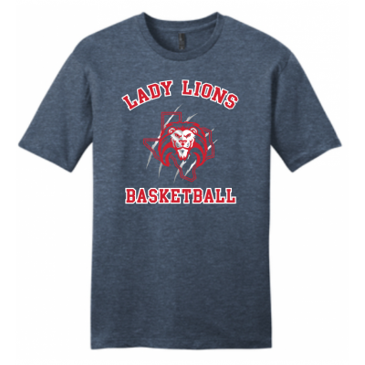 Men's Navy Lady Lions Basketball Tee