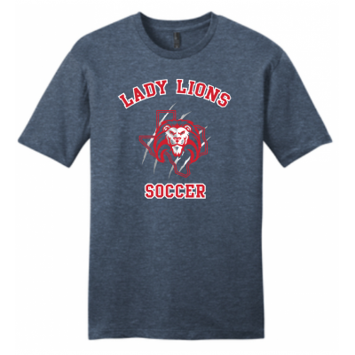 Men's Navy Lady Lions Soccer Tee