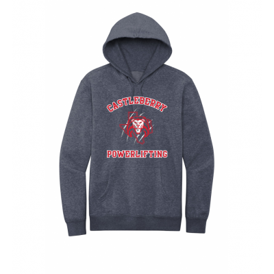 Unisex Navy Powerlifting Hoodie