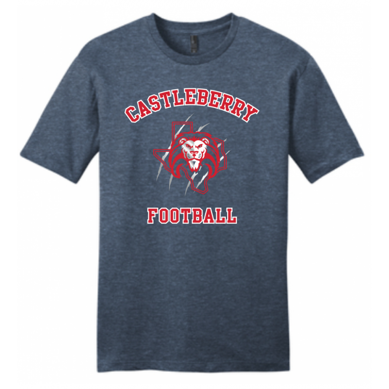 Men's Navy Football Tee
