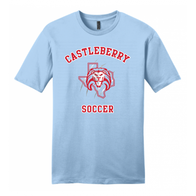 Men's Light Blue Soccer Tee