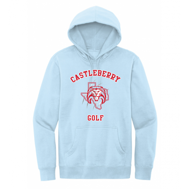 Unisex Light Blue Golf Hoodie