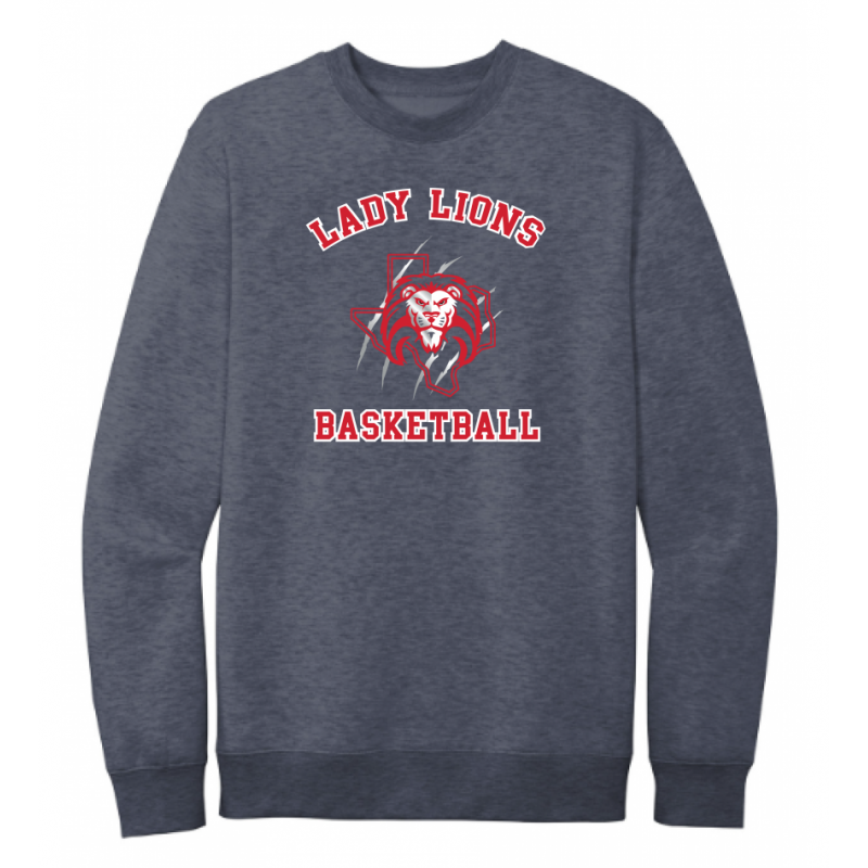 Unisex Navy Lady Lions Basketball Sweatshirt