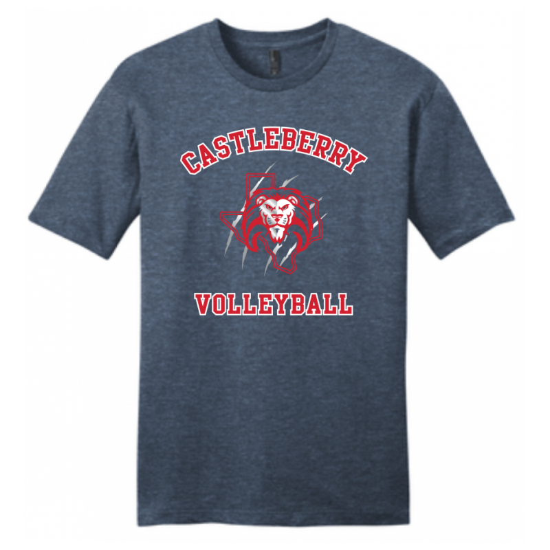 Men's Navy Volleyball Tee
