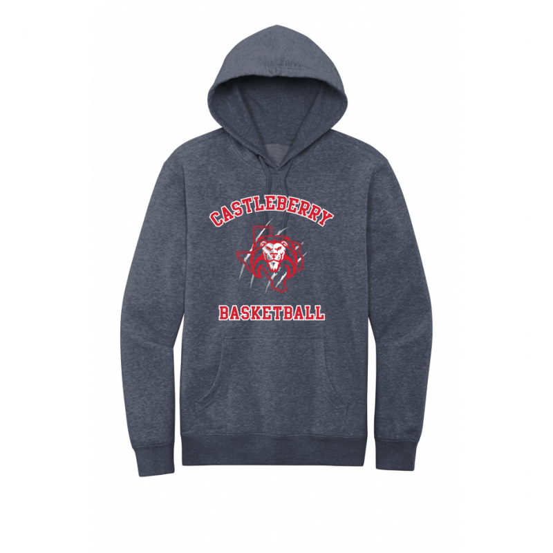 Unisex Navy Basketball Hoodie