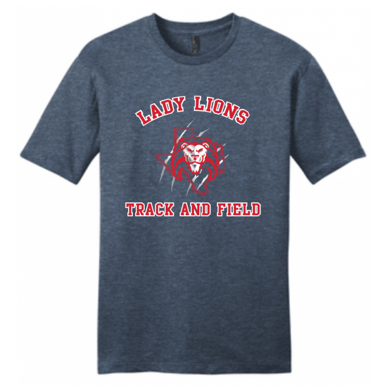 Men's Navy Lady Lions T&F Tee