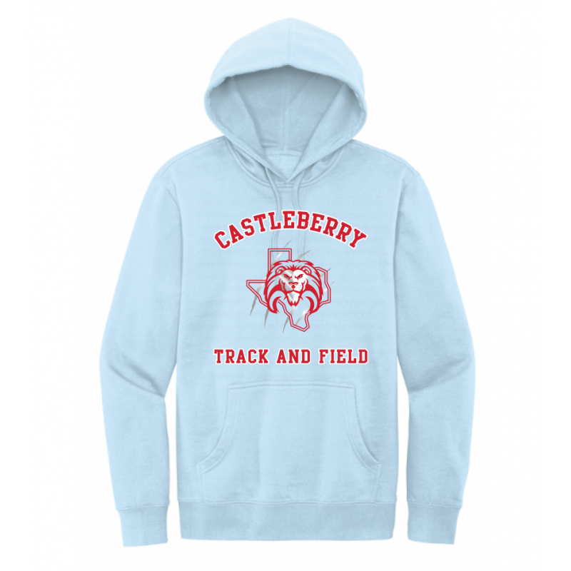 Unisex Light Blue T&F Hoodie