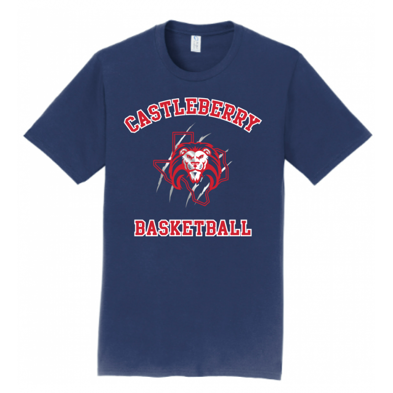 Men's Navy Basketball Tee