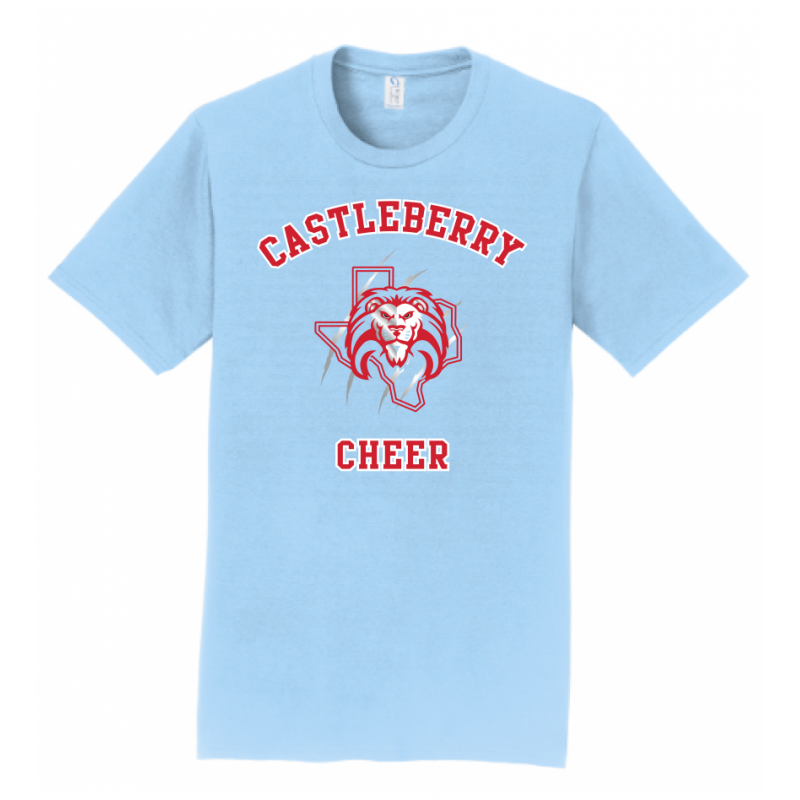 Men's Light Blue Cheer Tee