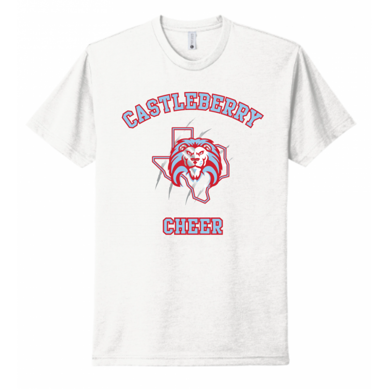 Unisex White Cheer Tee