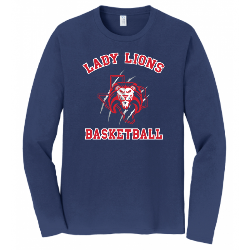 Unisex Navy Lady Lions Basketball LS