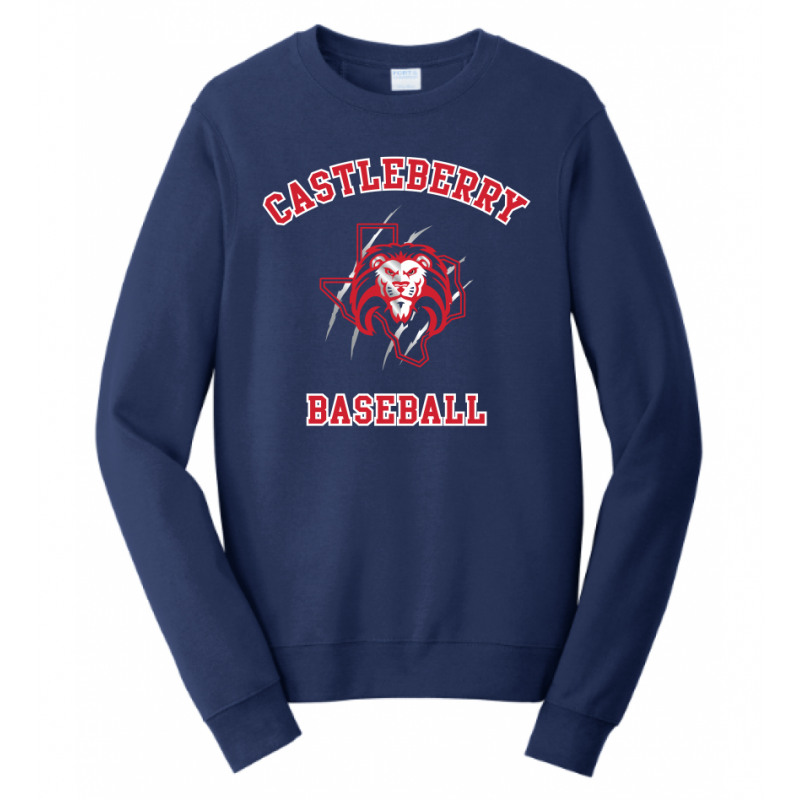 Unisex Navy Baseball Sweatshirt