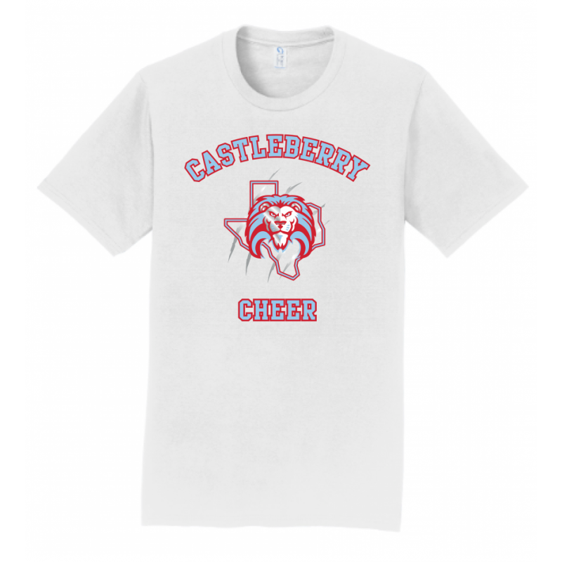 Men's White Cheer Tee