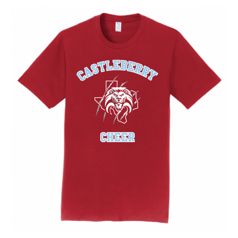 Men's Red Cheer Tee