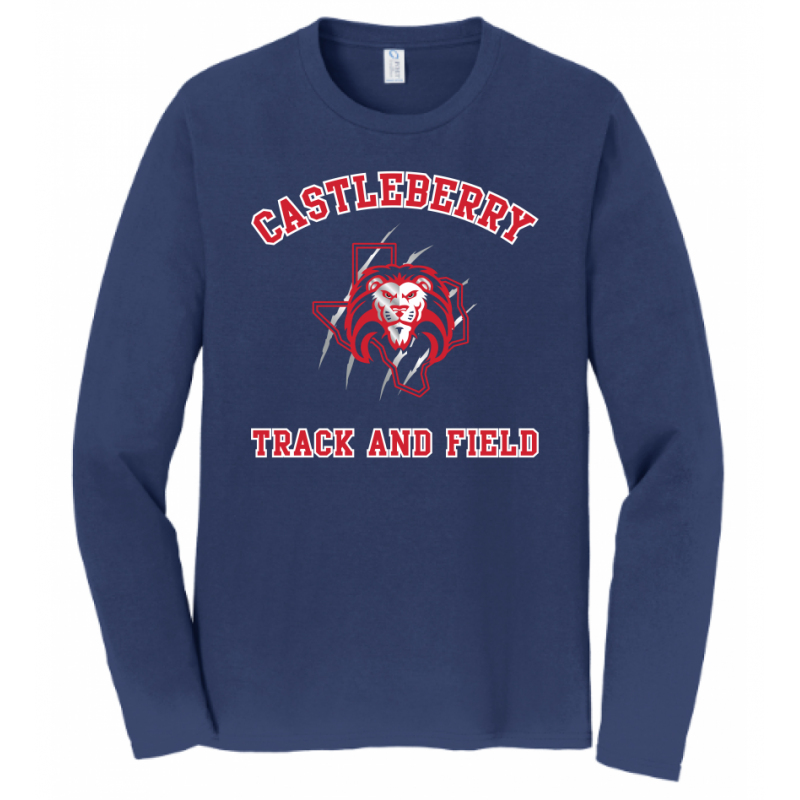 Unisex Navy T&F LS