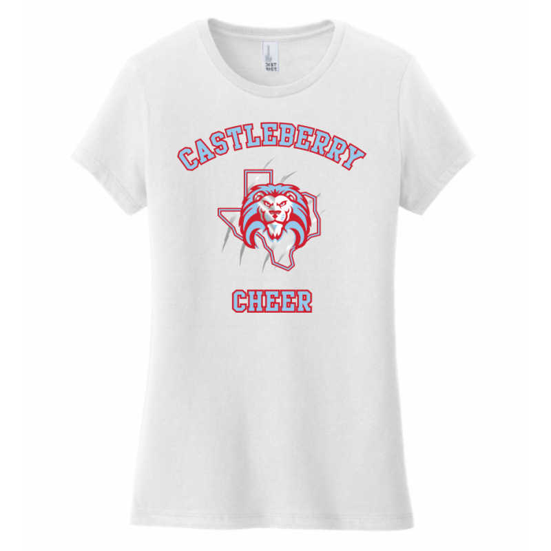 Women's White Cheer Tee