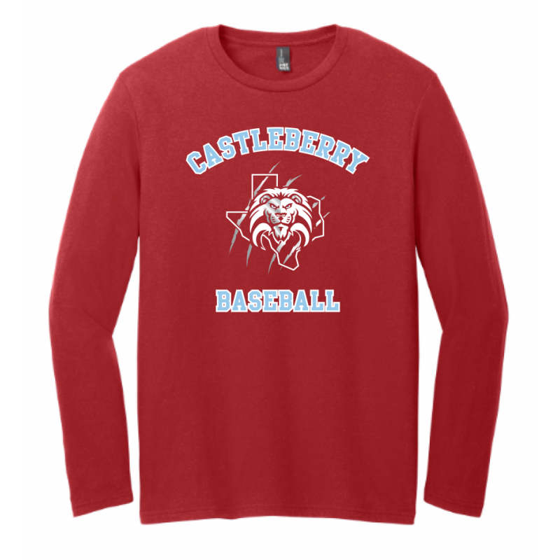 Unisex Red Baseball LS