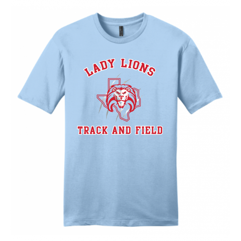 Men's Light Blue Lady Lions T&F Tee