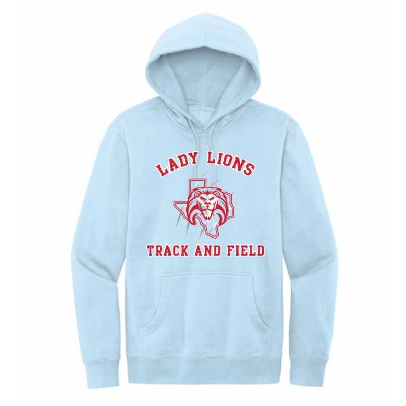 Unisex Light Blue Lady Lions T&F Hoodie