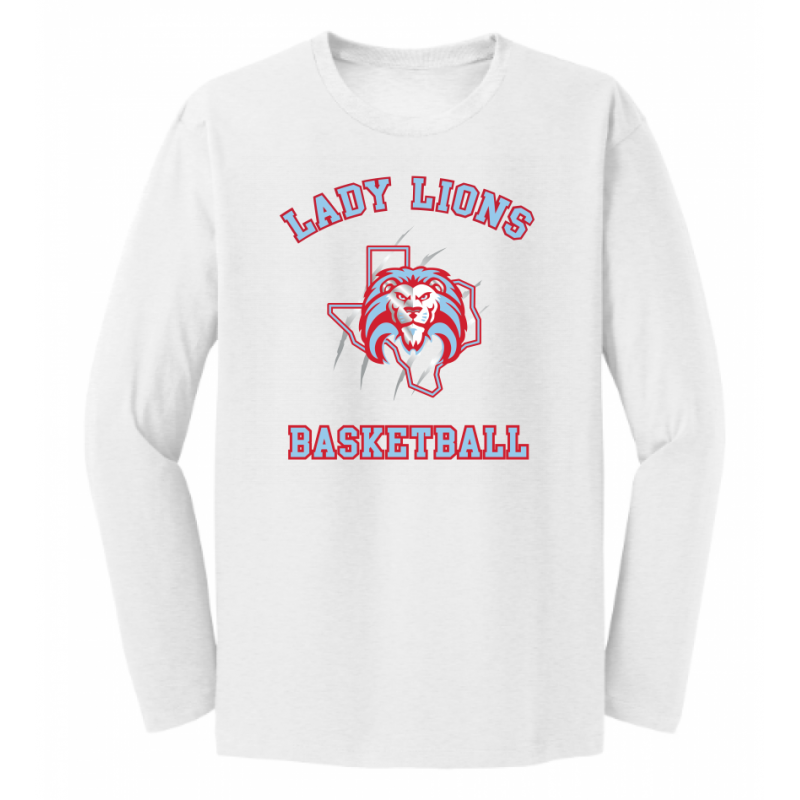 Unisex White Lady Lions Basketball LS