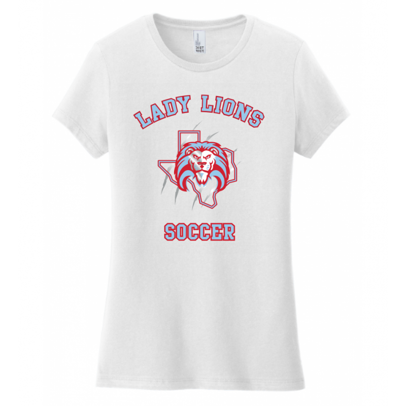 Men's White Lady Lions Soccer Tee