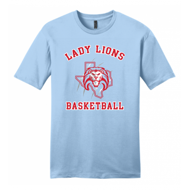 Men's Light Blue Lady Lions Basketball Tee