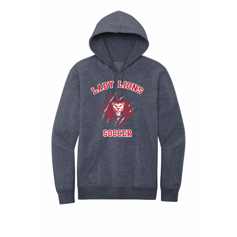 Unisex Navy Lady Lions Soccer Hoodie