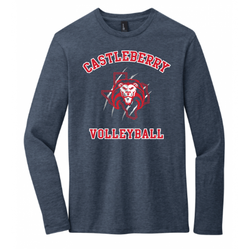 Unisex Navy Volleyball LS