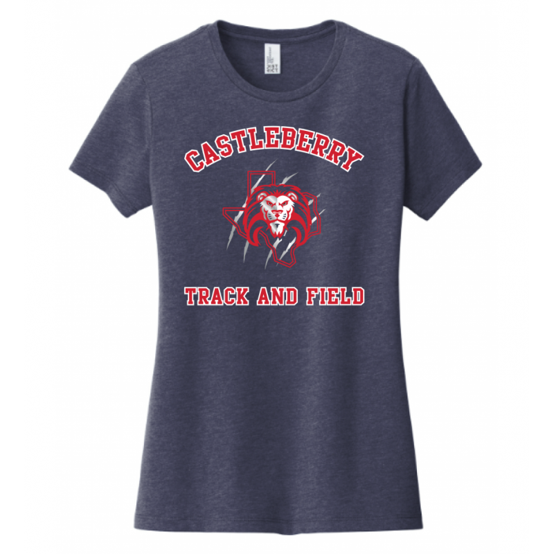 Women's Navy T&F Tee