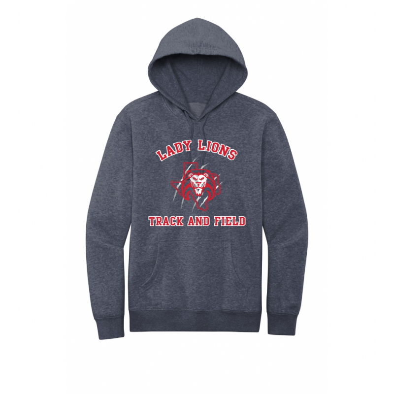Unisex Navy Lady Lions T&F Hoodie