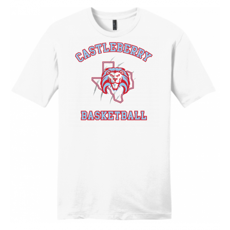 Women's White Basketball Tee