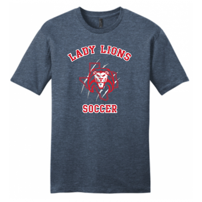 Men's Navy Lady Lions Soccer Tee